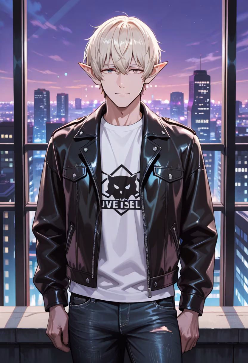 Watching the city lights come alive. There's nowhere else I'd rather be tonight. ✨ #cityvibes #nightlife #rooftop #aesthetic #vibes #mood #nightphotography #cityscape #tatsuya #mensfashion #streetstyle #chill