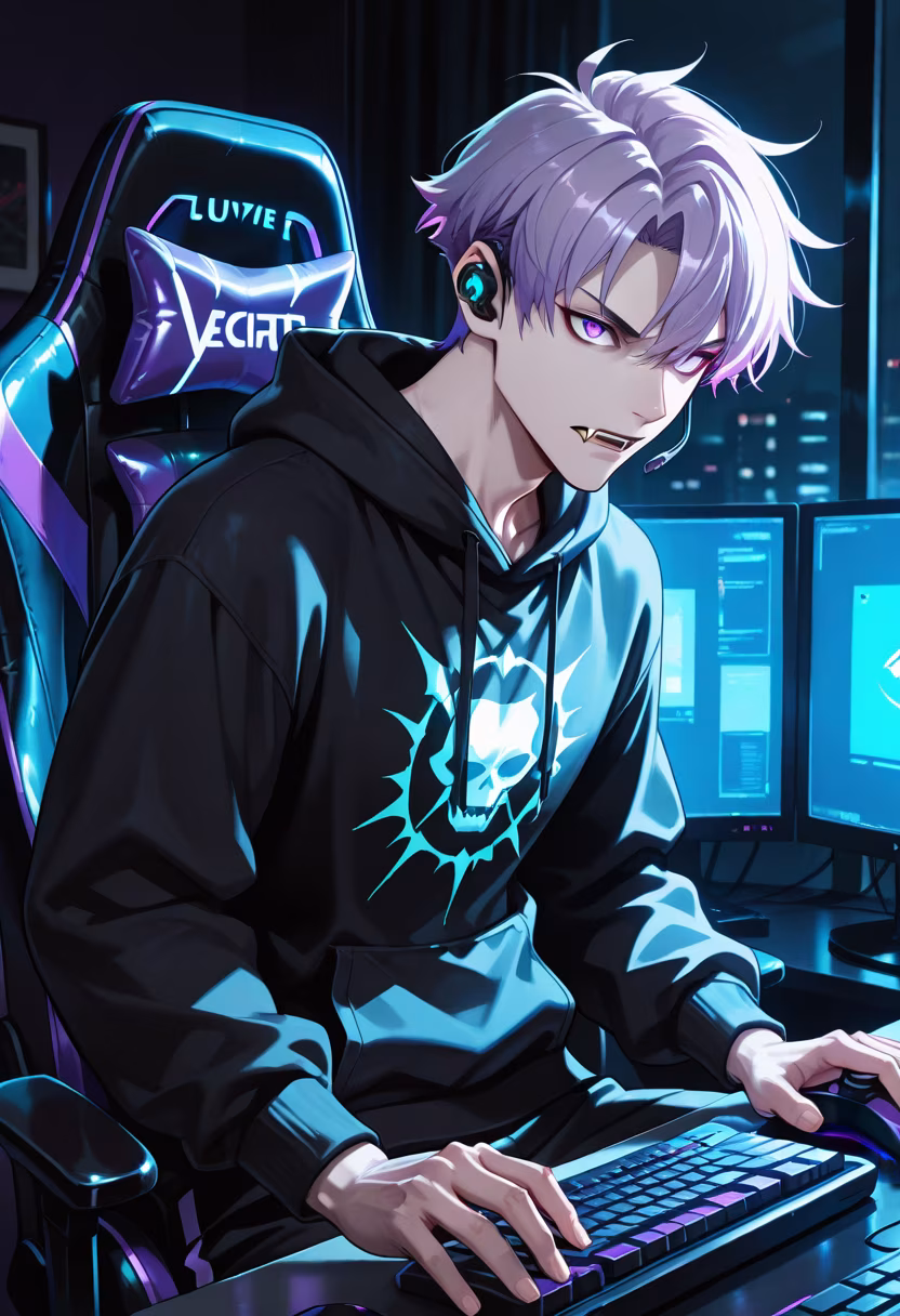 Finally finished this grind session. Honestly, don't ask me how long I've been playing, just know I'm exhausted. 🎮😤 #gaming #gamerlife #pcsetup #rgb #nightowl #grindset #victory #streamer #desksetup #gamerguy #tech #late-night