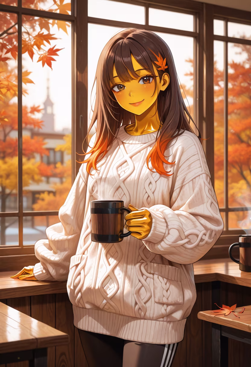 Nothing beats the warmth of a coffee shop on a chilly afternoon! ☕🍂 Who wants to join me? #autumnvibes #cozyseason #coffeeaddict #fallstyle #sweaterweather #afternoontea #blessed #vibes #aesthetic #cozyhome #autumnleaves #goodtimes