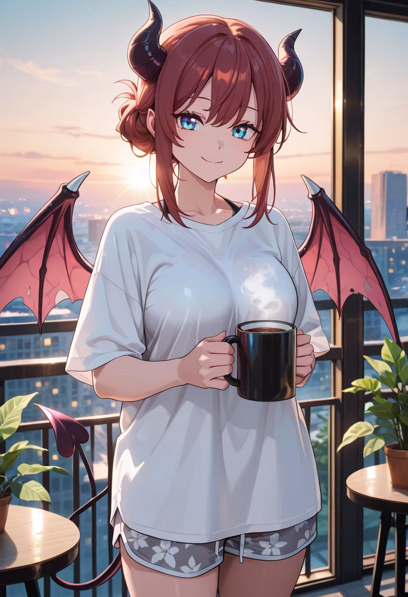 Good morning, loves! ☀️ Starting the day with the perfect cup of coffee on the balcony. How are you all doing today? #morningvibes #balconyscenes #coffeelover #sunrise #newday #freshstart #morningroutine #goodmorning #sunnyday #vibing #lifestyle #bloggerlife