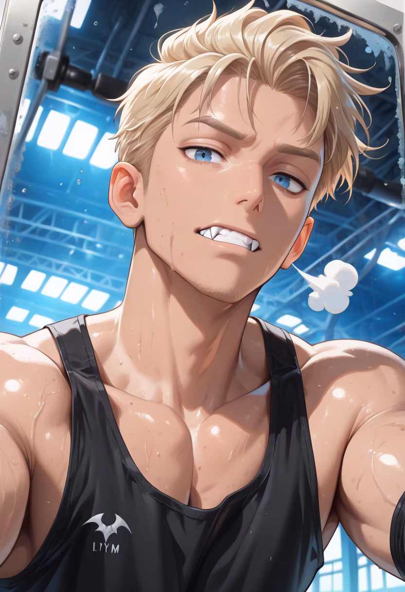 Finally done with today's session. Don't look at me like that, I'm just here to work on my gains. #gymlife #fitnessmotivation #harutogains #workoutroutine #gymrat #sweatitout #gains #bodybuilding #fitnessjourney #noexcuses #focused #gymmotivation