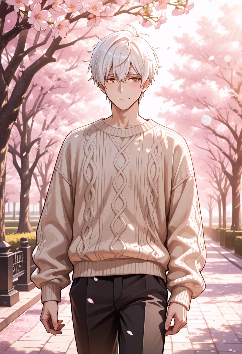 Caught the last of the cherry blossoms today. It’s so quiet here, just how I like it. Hope you’re all having a peaceful week. 🌸✨ #springvibes #cherryblossom #quietmoments #naturewalk #peaceful #aesthetic #mensfashion #minimalist #springstyle #chillday #ootd #kenji