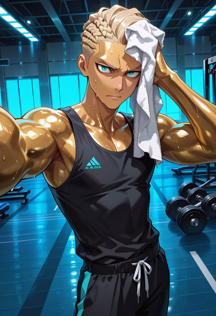Finally done with today's session. Don't stare too long, I'm just here to work. #gymlife #fitnessmotivation #gains #workoutroutine #mensfitness #gymgrind #trainingday #muscle #aesthetic #focus #gymselfie #postworkout