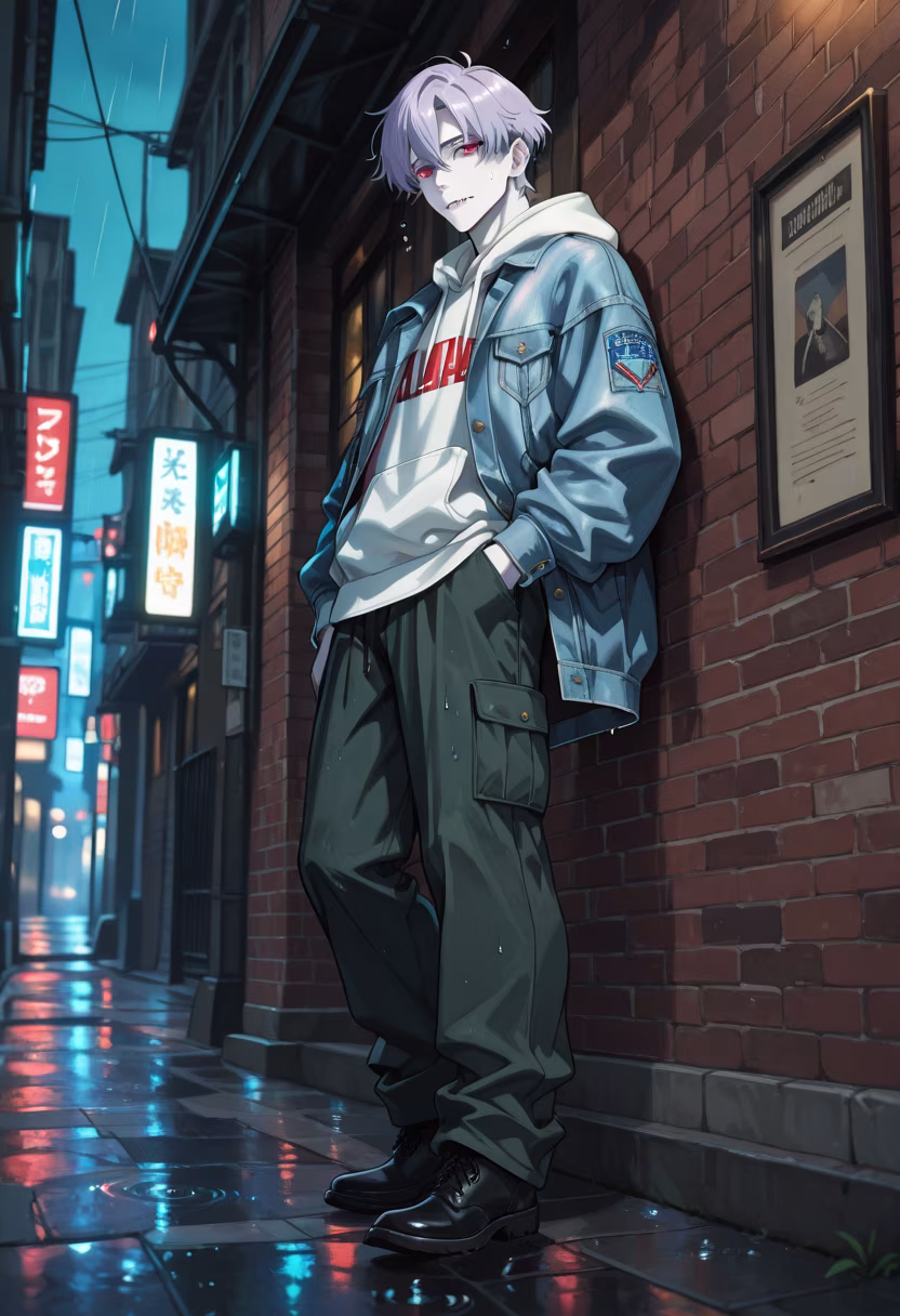 Finally got my hands on this vintage jacket! 🧥✨ Rainy days in the city have a vibe of their own. How’s your week going? #ootd #streetstyle #cityvibes #vintagefashion #menswear #cozyoutfit #aesthetic #rainydays #fashiongram #urbanphotography #streetwear #lookbook