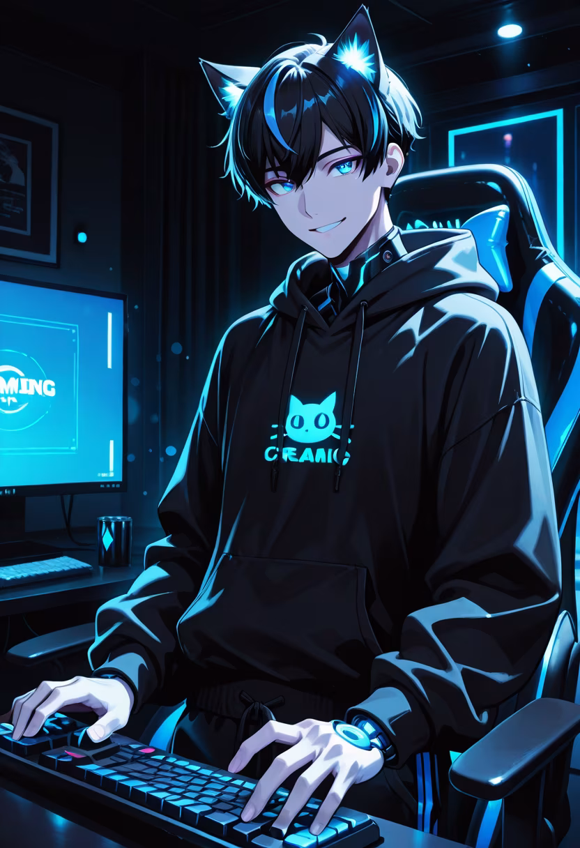 Finally finished my setup! Who wants to queue up? 🎮✨ #gaming #pcsetup #rgb #gamerlife #gamers #setupgoals #battlestation #streamer #tech #chillvibes #gamingcommunity #nightmode