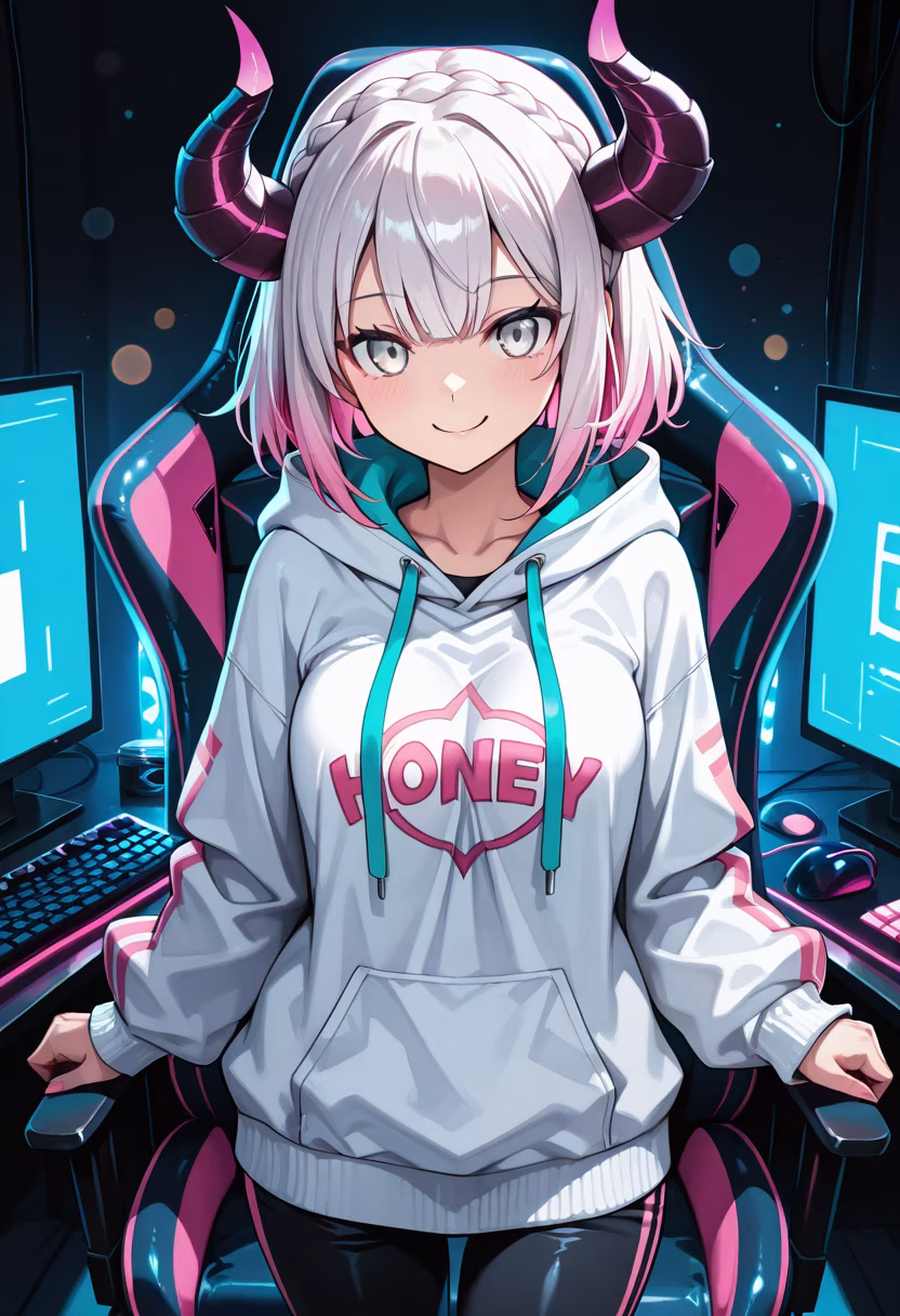 Finally got the new gear set up! Who's down for some late-night ranked games? 🎮 #gamergirl #pcsetup #rgb #gaminglife #nighthawk #twitchstreamer #gamingpc #setupinspiration #gamer #levelup