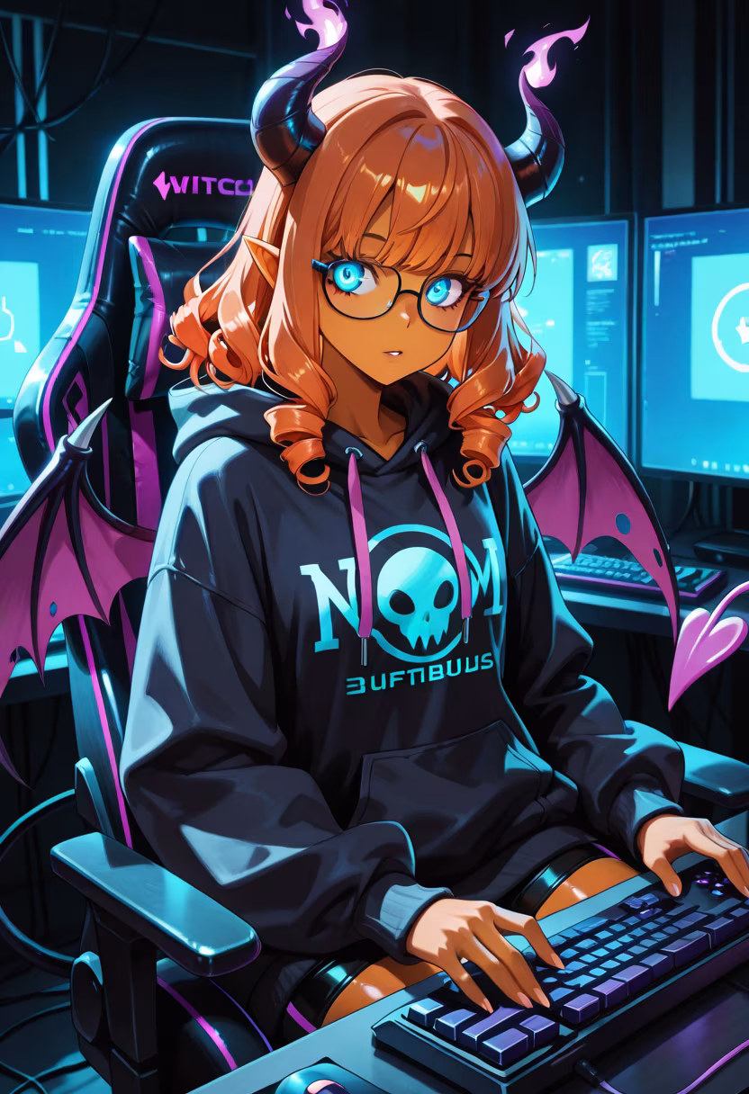Late night grind sessions. Who else is still awake and ready to climb? 🎮✨ #gaming #pcsetup #gamerlife #rgb #twitch #nanami #gamingsetup #lategram #nerd #gamingcommunity #nightowl #proplayer