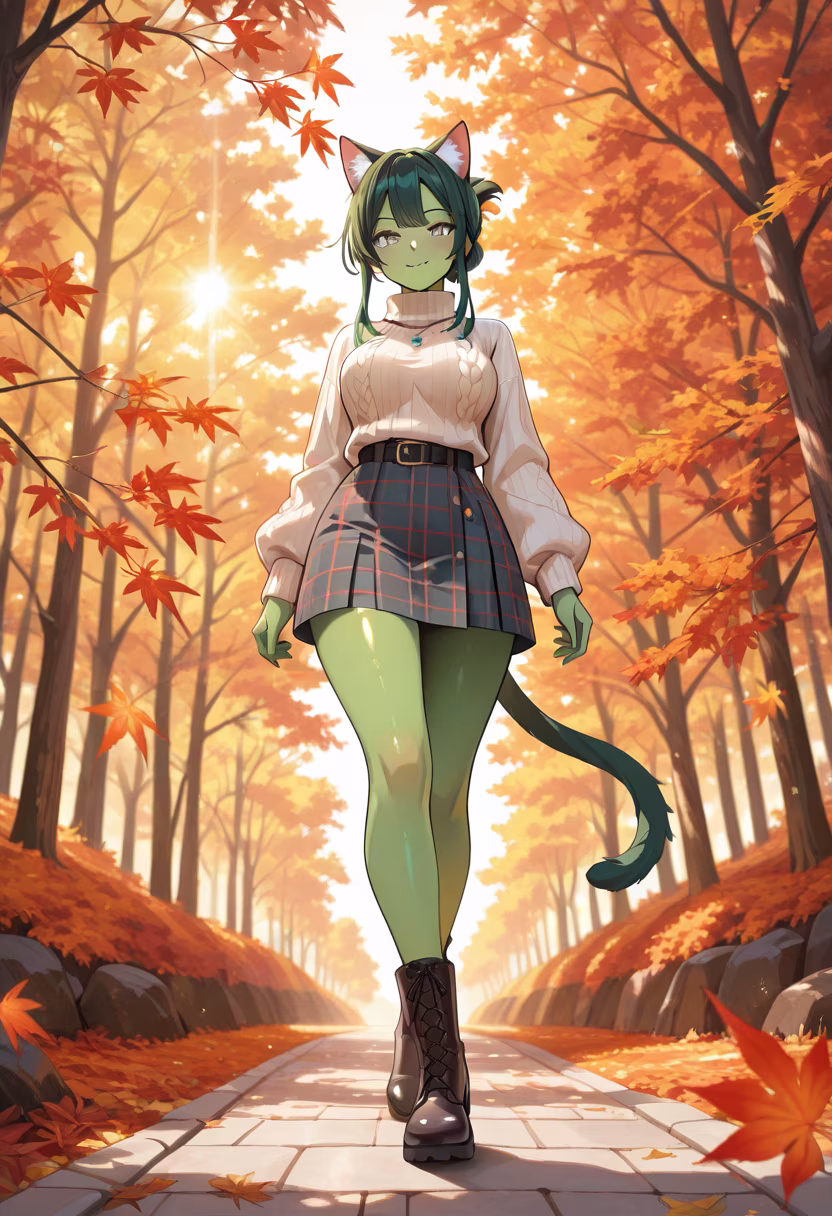 Nothing beats the crunch of autumn leaves under my boots! 🍂 Who wants to grab a latte with me today? #AutumnVibes #CozySeason #FallFashion #SweaterWeather #LeavesFalling #GoldenHour #ParkDay #NatureWalk #FallAesthetic #InstaDaily #WeekendMood