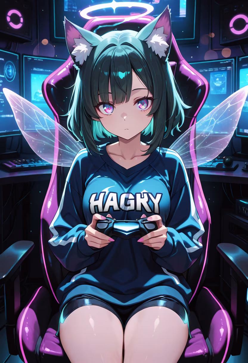 Late night gaming marathon tonight! Who wants to join my lobby? 🎮✨ #gaming #pcsetup #gamergirl #streamerlife #rgb #nightowl #gamingcommunity #controller #setups #gamingrig #twitch #chillvibes