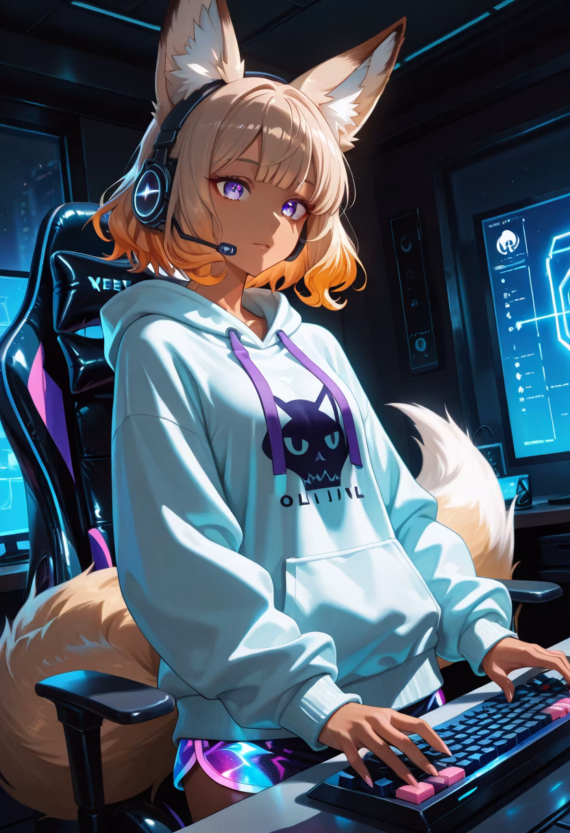 Finally finished my setup, time to grind some ranked matches! Who wants to join me? 🎮✨ #gaminglife #pcsetup #rgb #gamergirl #setupgoals #battlestation #streamerlife #gamingsetup #level100 #cozygaming #gamingcommunity #nightvibes