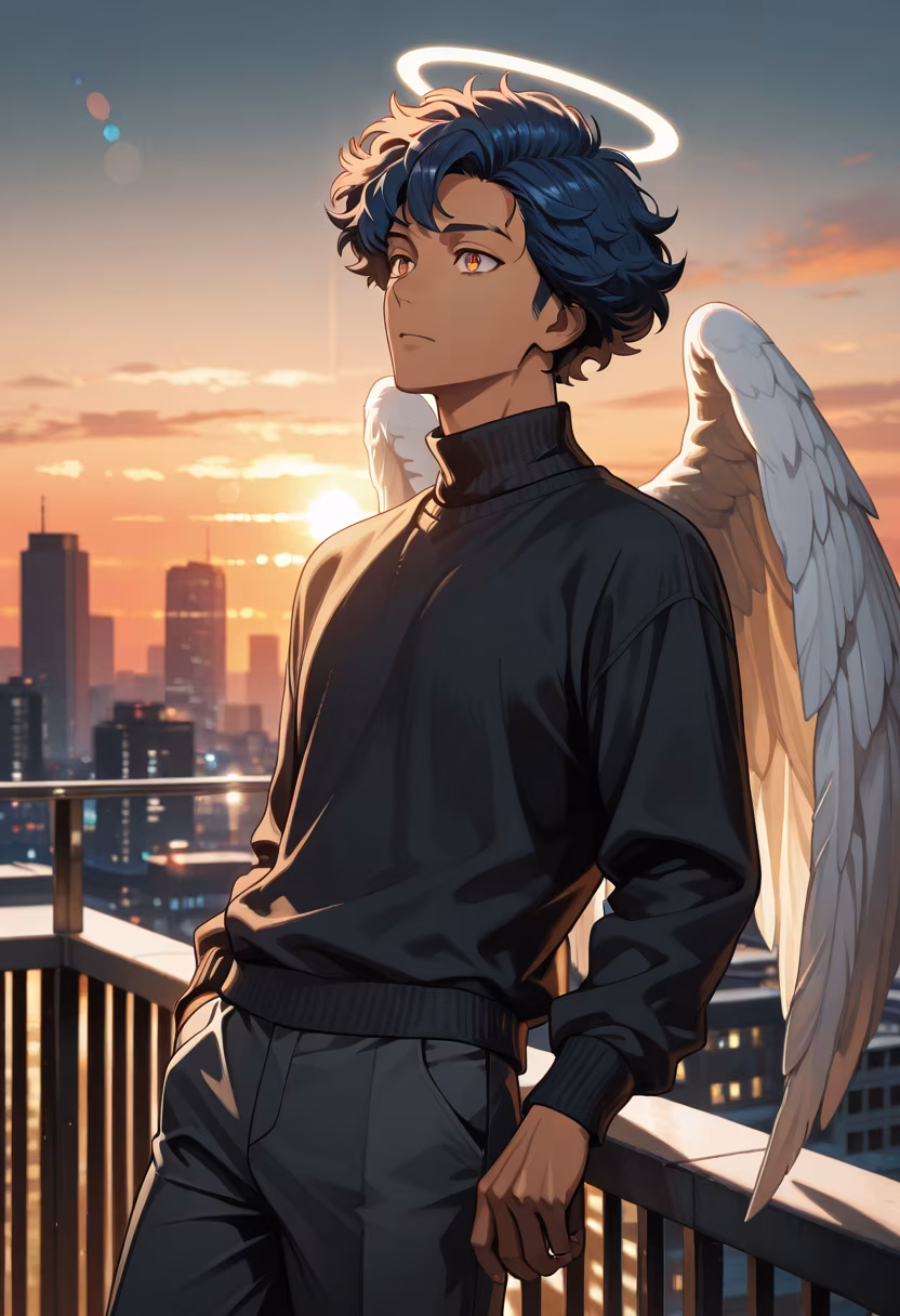 Golden hour always hits different on the rooftop. Thinking about the week ahead. 🌇✨ #sunset #rooftop #goldenhour #goldenlight #cityview #chillvibes #moodygrams #photography #urbanstyle #haruto #vibes #afternoon
