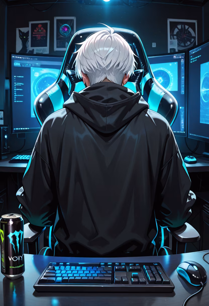 Late night grinding! Finally finished the main quest. What are you all playing this weekend? 🎮✨ #gaming #pcsetup #rgb #gamerlife #weekendvibes #twitch #nerd #setupwars #gamingcommunity #nightshift #cozygaming #streamer