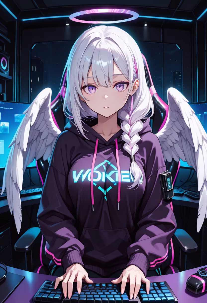 Finally finished my setup upgrades. Time to climb the ranks tonight. See you in the lobby? 🎮✨ #gaminglife #pcsetup #rgb #gamergirl #setupgoals #battlestation #streamer #gamingcommunity #nightmode #chillvibes #levelingup #akari