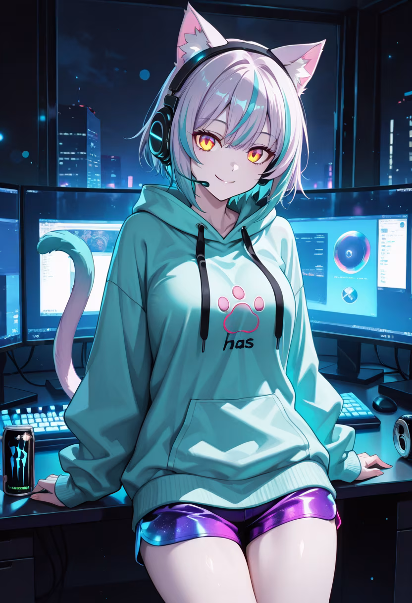 Late night gaming marathon, let's see how many matches we can win! 🎮✨ Who's joining my lobby tonight? #gaminglife #pcsetup #gamergirl #rgb #setupgoals #nightowl #twitchstreamer #gamingcommunity #gamersetup #playhard #victory #levelup