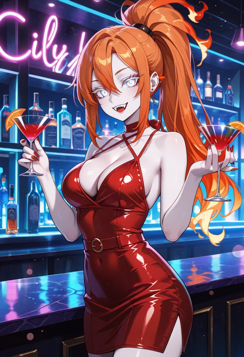 City lights and neon nights. Who's joining me for a drink? 🍸✨ #nightout #cityvibes #cocktailhour #neonlights #partytime #asuka #fashion #ootn #vibes #saturdaynight #drinks #cheers