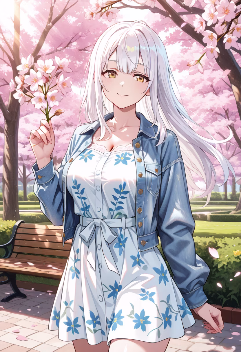 Nothing beats the warmth of the sun and these beautiful cherry blossoms! Feeling so lucky to spend the day here, what are your weekend plans? 🌸✨ #springvibes #sakuraseason #cherryblossom #sunshine #dayout #blessed #springfashion #naturelovers #peaceful #weekendmood #influencerlife #happyday