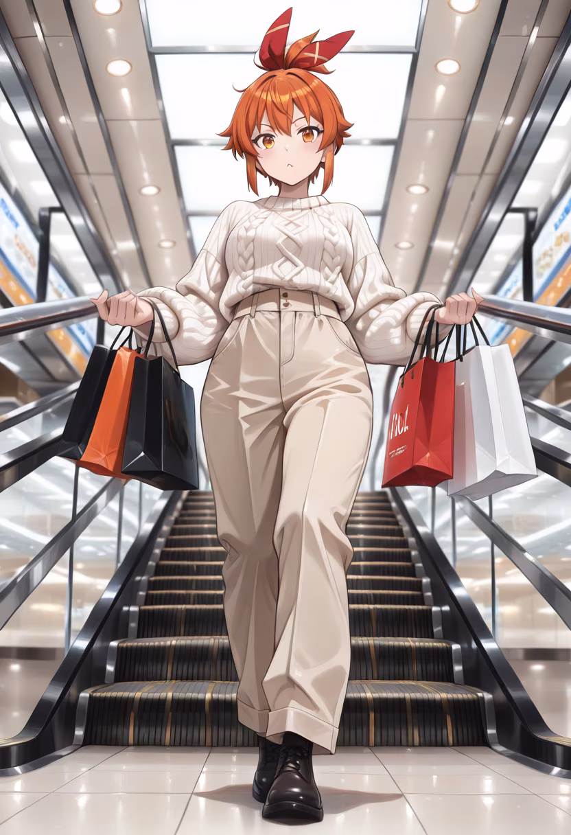 Found the perfect fit for the weekend! 🛍️✨ Definitely treating myself today. What do you guys think? #shoppingday #retailtherapy #newoutfit #ootd #mallhaul #styleinspo #fashiongram #treatyourself #weekendvibes #happyday #instafashion