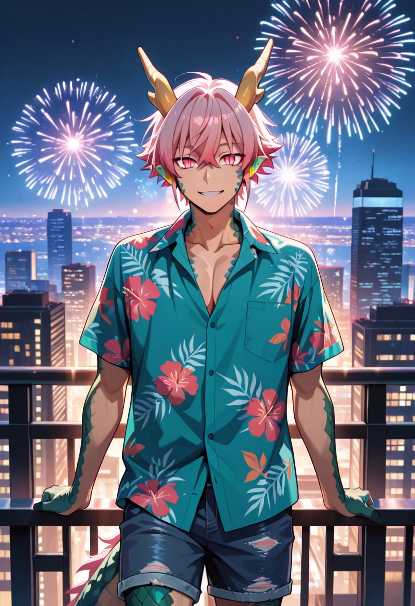Finally caught the last of the fireworks tonight! Nothing beats this view with all of you. ✨🎆 #summernights #fireworks #festivalvibes #nightout #aesthetic #goodvibes #summerfashion #citylights #weekendmood #memories #ootd #summer2024
