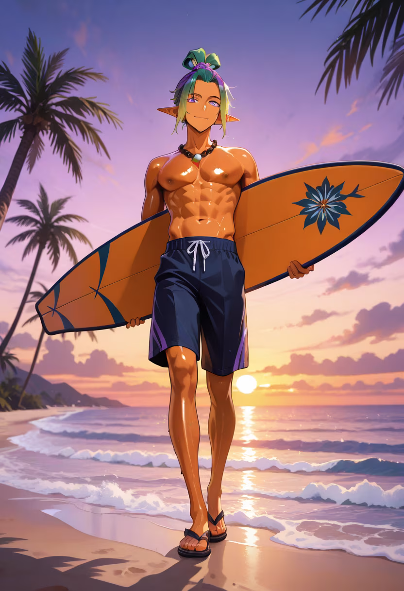 Nothing beats a golden hour surf session. The waves were absolutely perfect today! 🌊🤙 #beachlife #sunset #oceanvibes #goldenhour #surferboy #travelgram #vacationmode #islandlife #adventure #goodvibes #vitaminsea #saltwatertherapy