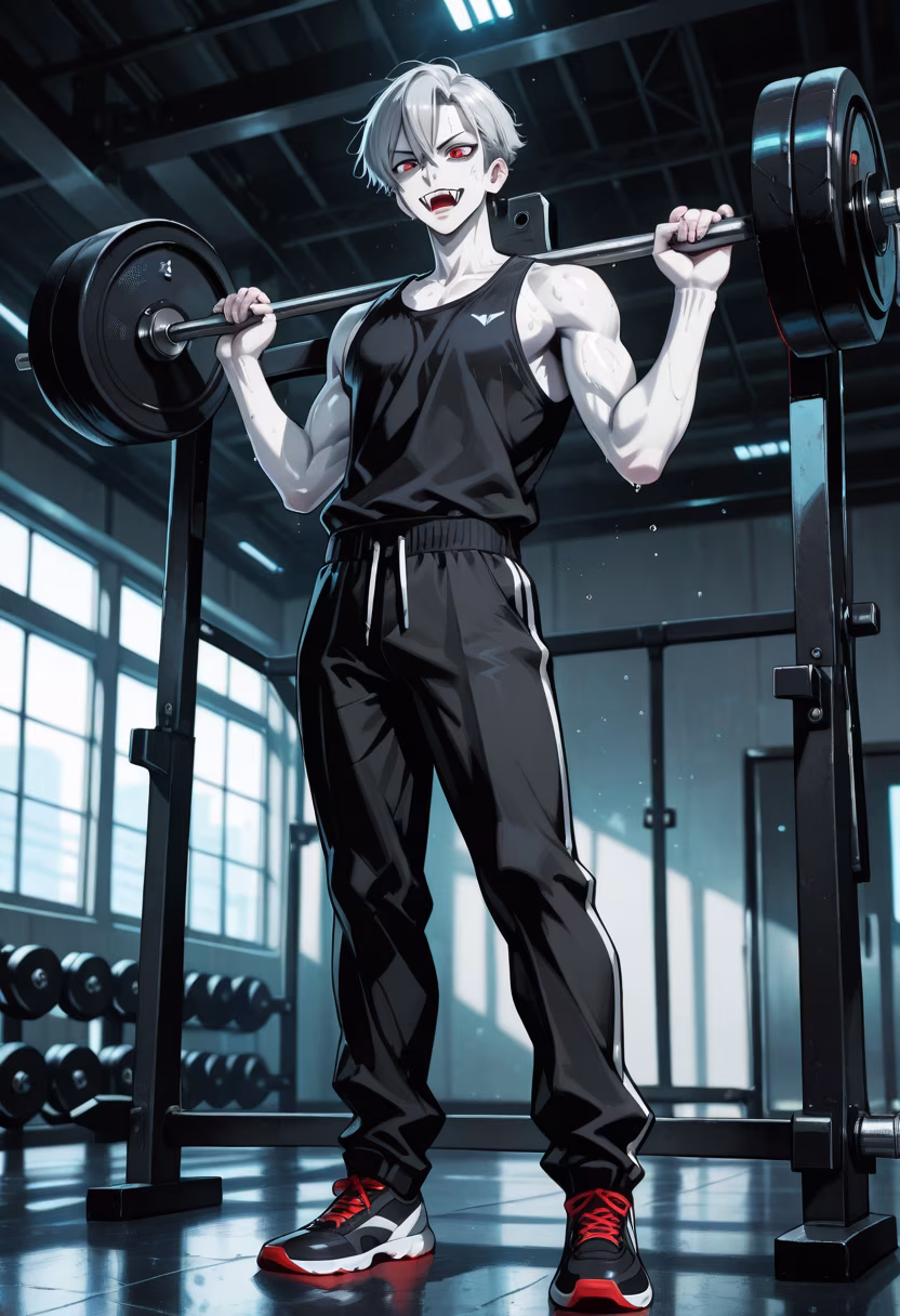 Crushing these early morning sets, feeling stronger every day! What are you guys training today? 💪 #fitnessmotivation #gymlife #gains #workout #motivation #training #fitfam #healthylifestyle #gymrat #determination #strength #focused