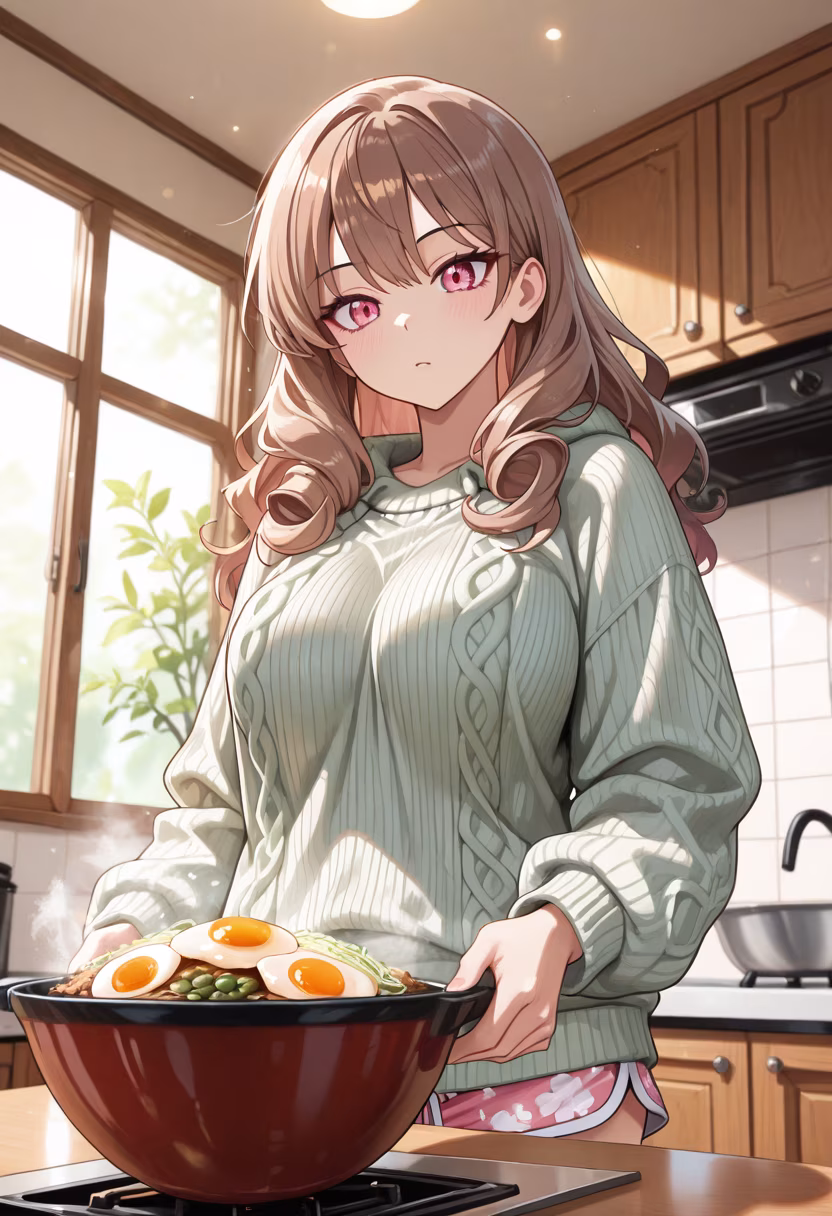 I didn't make this ramen FOR you, so don't get any ideas! It's just extra, okay? 🍜💢 #ramen #foodie #cooking #homechef #tsundere #lunchtime #noodlelover #foodstagram #delicious #comfortfood #yummy #meikitchen