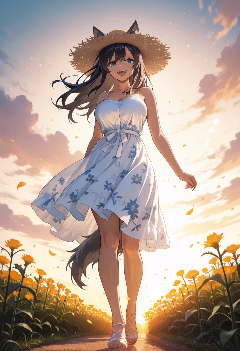 Spending the afternoon surrounded by blooms! Everything feels so magical today. ✨🌸 #aesthetic #flowerfield #sunnyday #naturelovers #springvibes #daydreaming #peaceful #goldenhour #floral #ootd #positivevibes #blessed