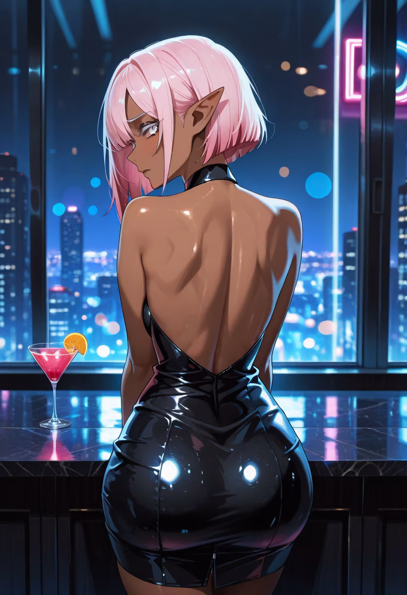 Finally stepped out tonight. The city lights are so much brighter than I expected. ✨🍸 #nightout #cityvibes #cocktailnight #ootd #glam #downtown #nightlife #aesthetic #sparkle #shimmer #citylights #weekendmood