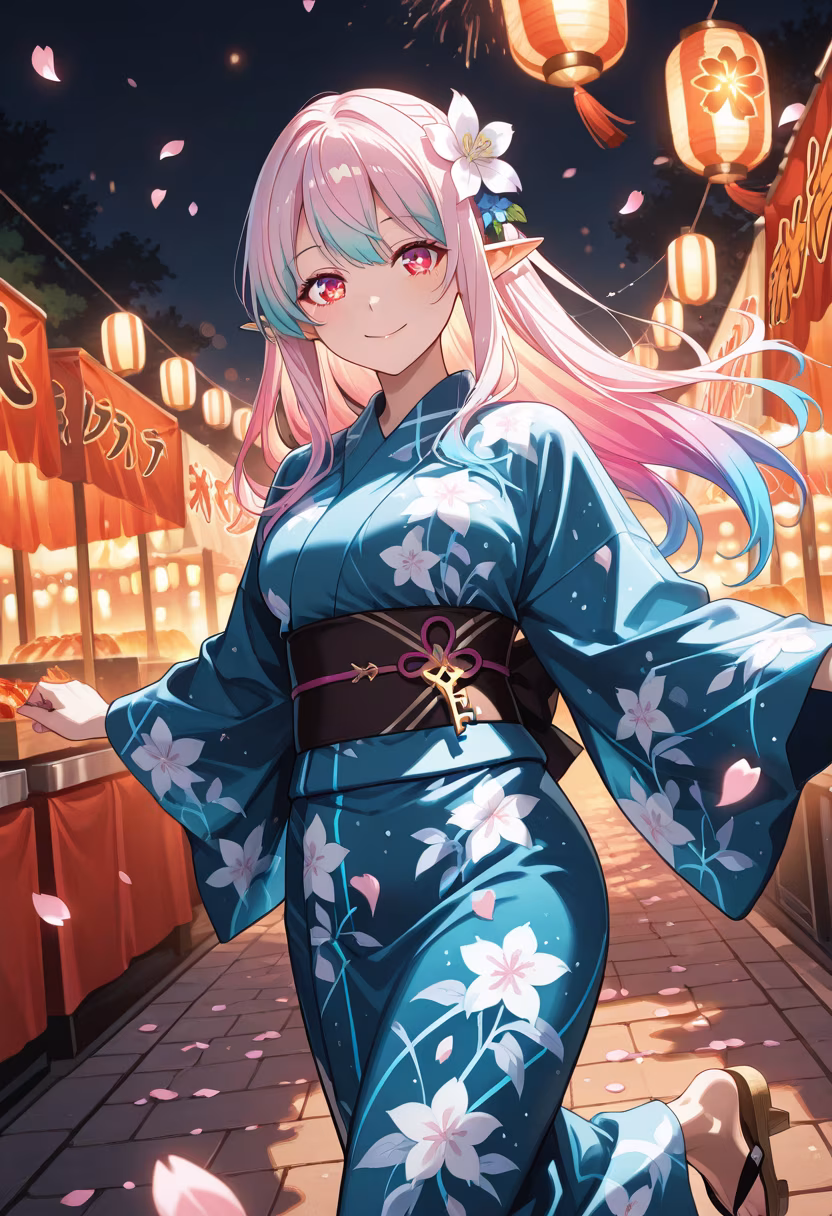 Nothing beats a sunny day at the festival with a sweet treat! πΈβ¨ Who wants to grab some cotton candy with me? #festivalvibes #cherryblossomseason #hanami #summernights #sweettooth #happyday #aesthetic #ootd #japaneseculture #funinthesun #dateideas #summermemories