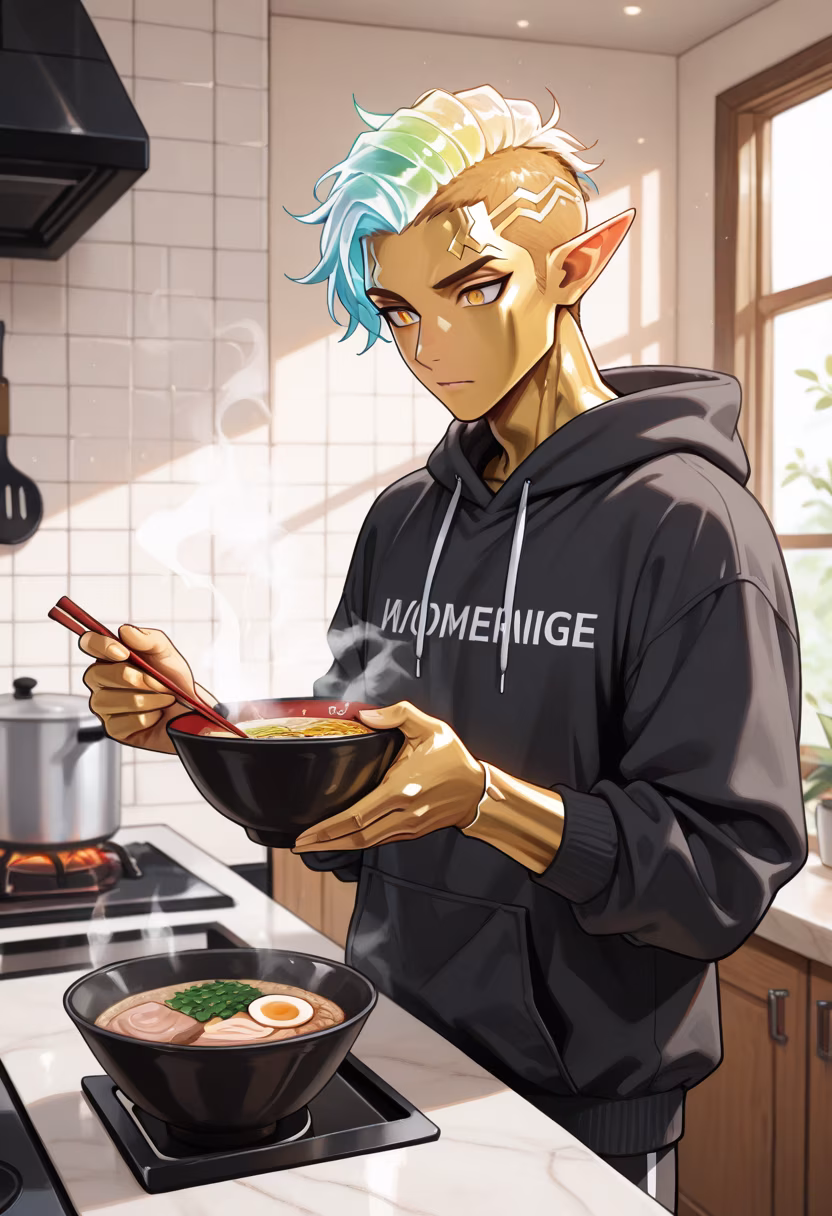 Don't get the wrong idea, I just made too much ramen so you might as well eat it before it gets cold. 🍜 #cooking #homechef #ramen #shun #comfortfood #tastetest #dontlookatme #dinnerisserved #culinary #chefmode #eatup #foodstagram