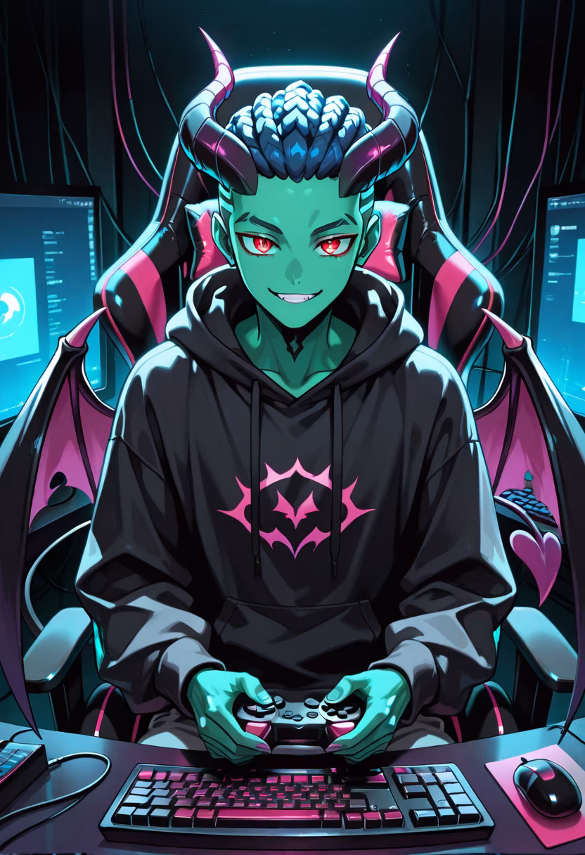 Late night grind session! Just unlocked a new rank, who's still up gaming with me? 🎮✨ #gaminglife #gamer #pcsetup #rgb #twitchstreamer #nightowl #gamingcommunity #videogames #setupinspiration #controller #gamerguy #winning