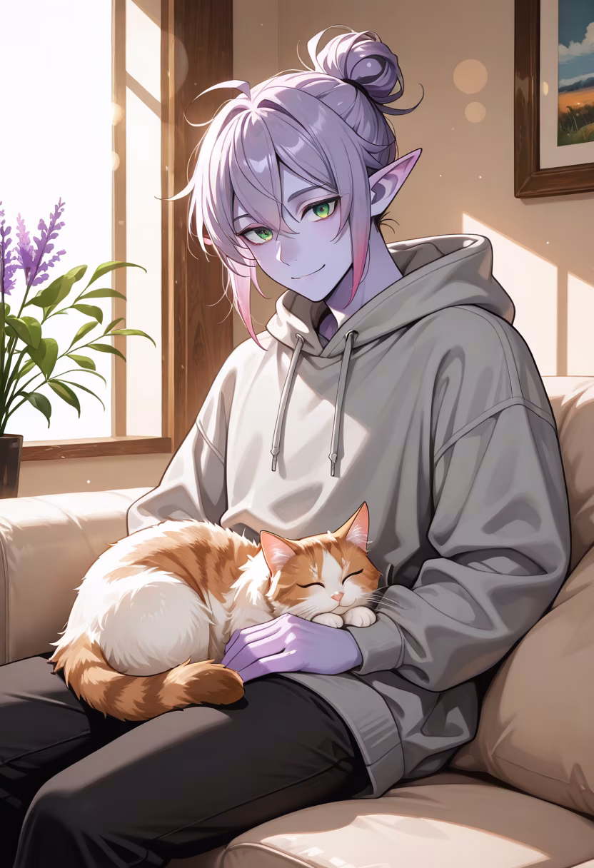 Spending the afternoon with this little troublemaker. Honestly, he’s the only one who can keep up with my energy today! 🐾✨ #catdad #lazyday #furbaby #petsofinstagram #cozyvibes #catlife #afternoonchill #bestfriend #weekendmood #happiness #vibing #catlover