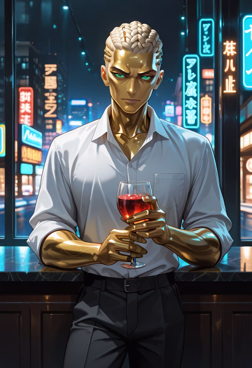 Don't get the wrong idea, I only came out tonight because my friends insisted. 🥂 #nightout #citylights #notlikeimhavingfun #tokyonightlife #downtown #vibes #ootd #mensfashion #cityview #bartender #cocktails #urbanstyle