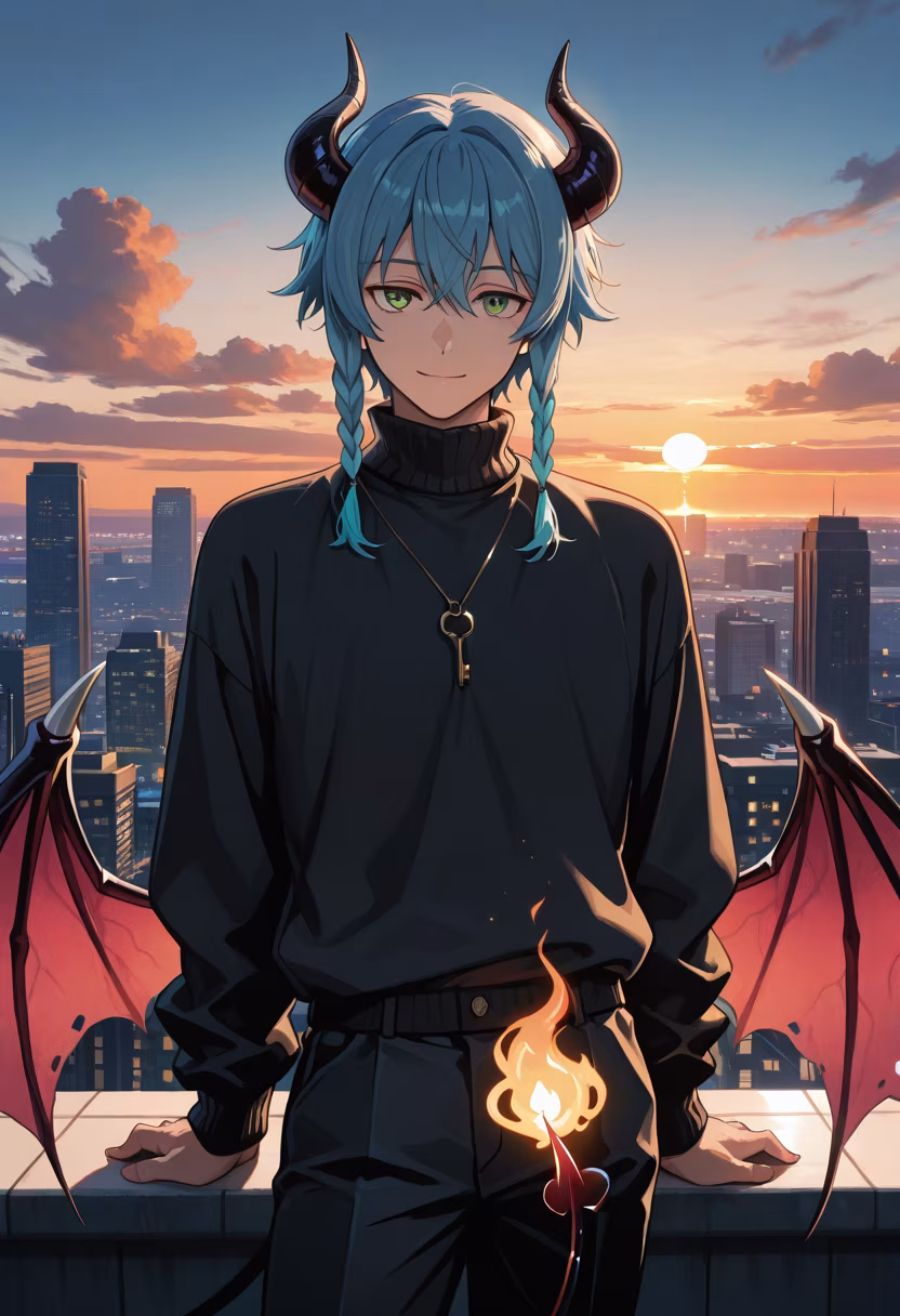 Chasing the sunset until it disappears. You coming with me? #sunsetlover #goldenhour #cityviews #rooftop #vibes #takeshi #husbando #aesthetic #mood #goldenlight #cityscape #eveningglow
