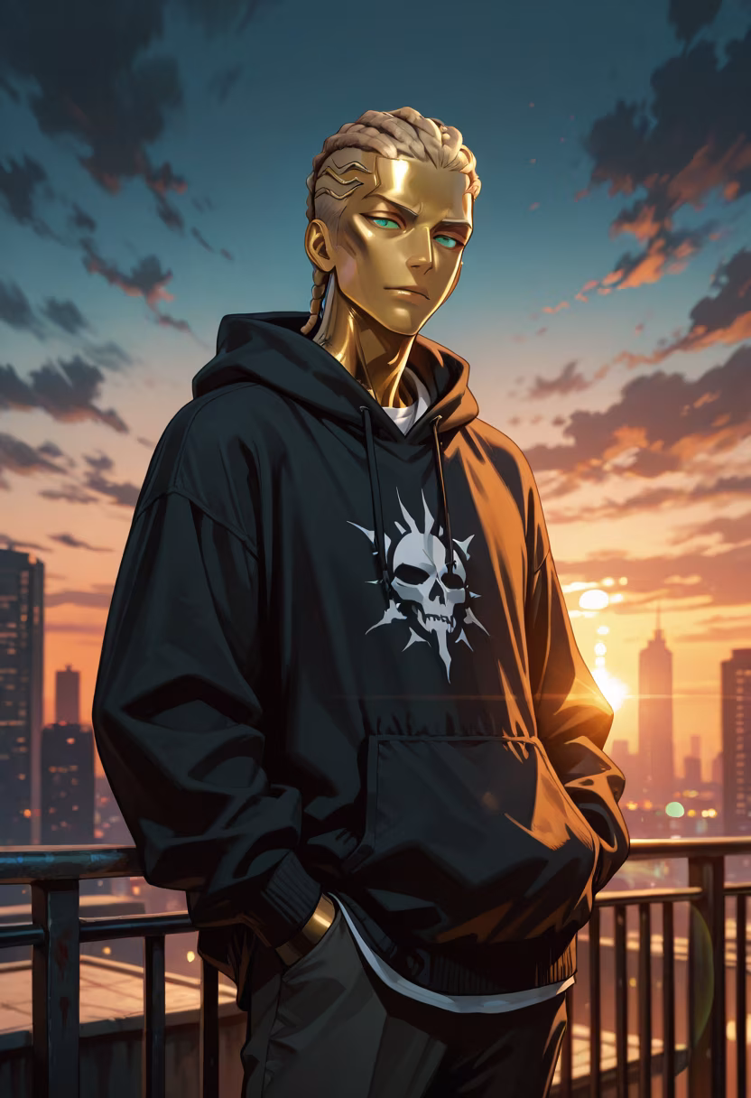 Finally got a quiet moment on the roof before the chaos of the city kicks in. Don't get used to me being this sentimental. 🌇 #rooftopvibes #cityscape #goldenhour #dusk #citylife #quiettime #viewfromthetop #mensfashion #aesthetic #moodygrams #skyline #afternoonlight