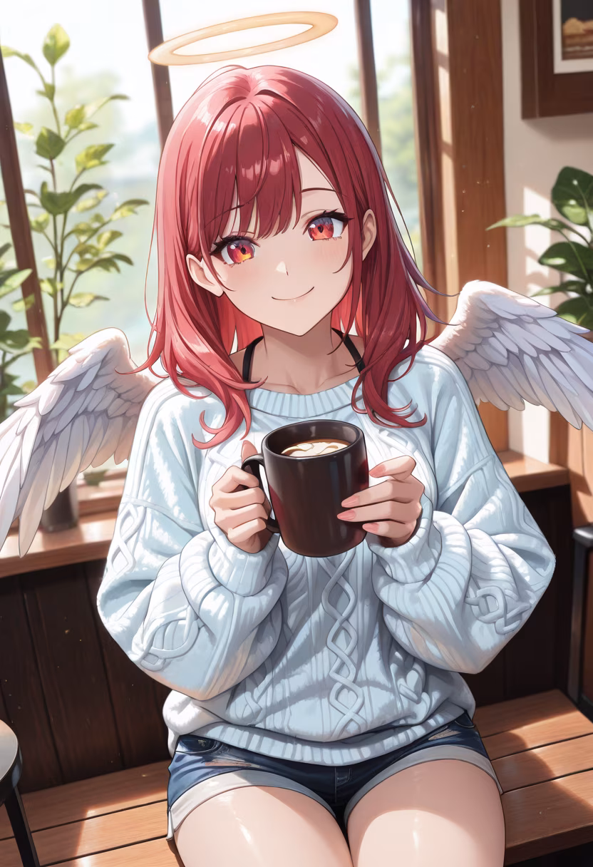 Just hanging out at my favorite local cafe! The coffee here is absolute magic. Hope you all are having a super sparkly day! ✨☕️ #cafevibes #coffeeaddict #cozyday #smile #genki #goodvibes #aesthetic #dayinthelife #lifestyle #happy #sunnyday