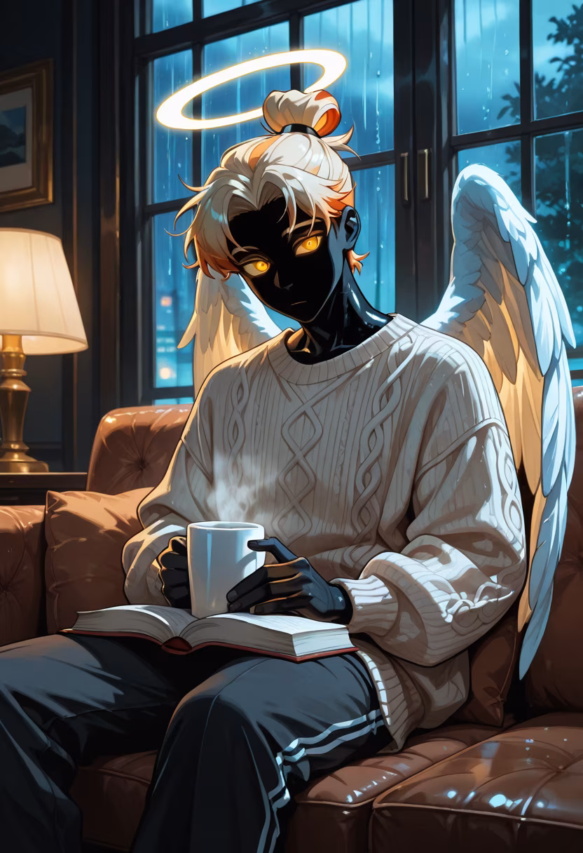 Rainy days are best spent like this. Stay warm out there. ☕️🌧️