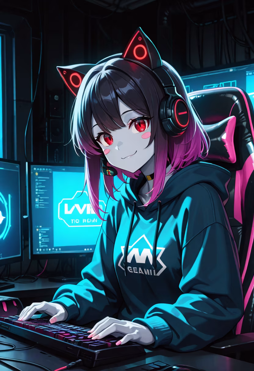 Leveling up tonight! Who wants to join my lobby? 🎮✨ #gaminglife #gamergirl #pcsetup #rgb #setupgoals #lategaming #twitchstreamer #gamingcommunity #gamingsetup #levelingup #gamer #videogames