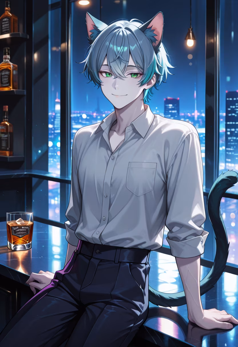 Nothing beats a good cocktail and the neon glow of the city at night. Hope your weekend is starting off right, everyone! 🍸✨ #nightout #cityvibes #cocktails #nightlife #urbanstyle #weekendmood #vibes #mensfashion #citylights #cheers #nightsky #citylife