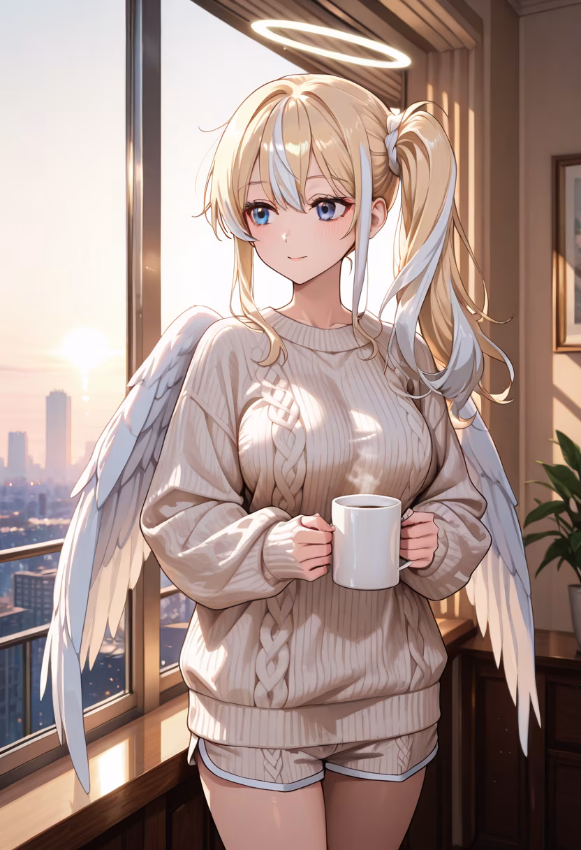 Watching the sunrise with my favorite cup of coffee. It’s going to be a perfect day, don't you think? ☕✨ #morningvibes #sunrise #coffeeaddict #cozyhome #morningroutine #blessed #newday #freshstart #yanderevibes #aesthetic #peaceful #homebody