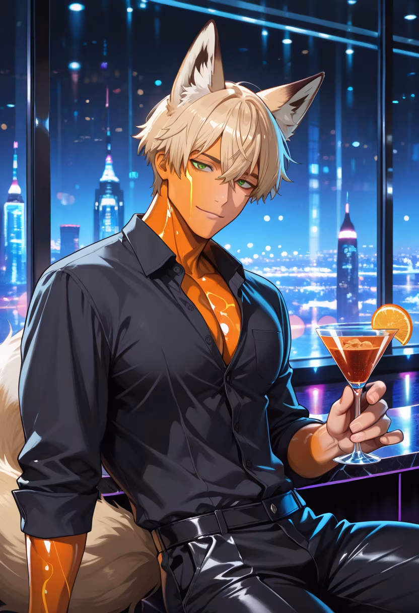 Neon lights and city nights. Just me and my drink tonight, darling. 🥃✨ #NightOut #CityLife #NightVibes #TokyoNights #Drinks #Cheers #UrbanStyle #Modeling #Mood #VibeCheck #StyleInspo #Nightlife
