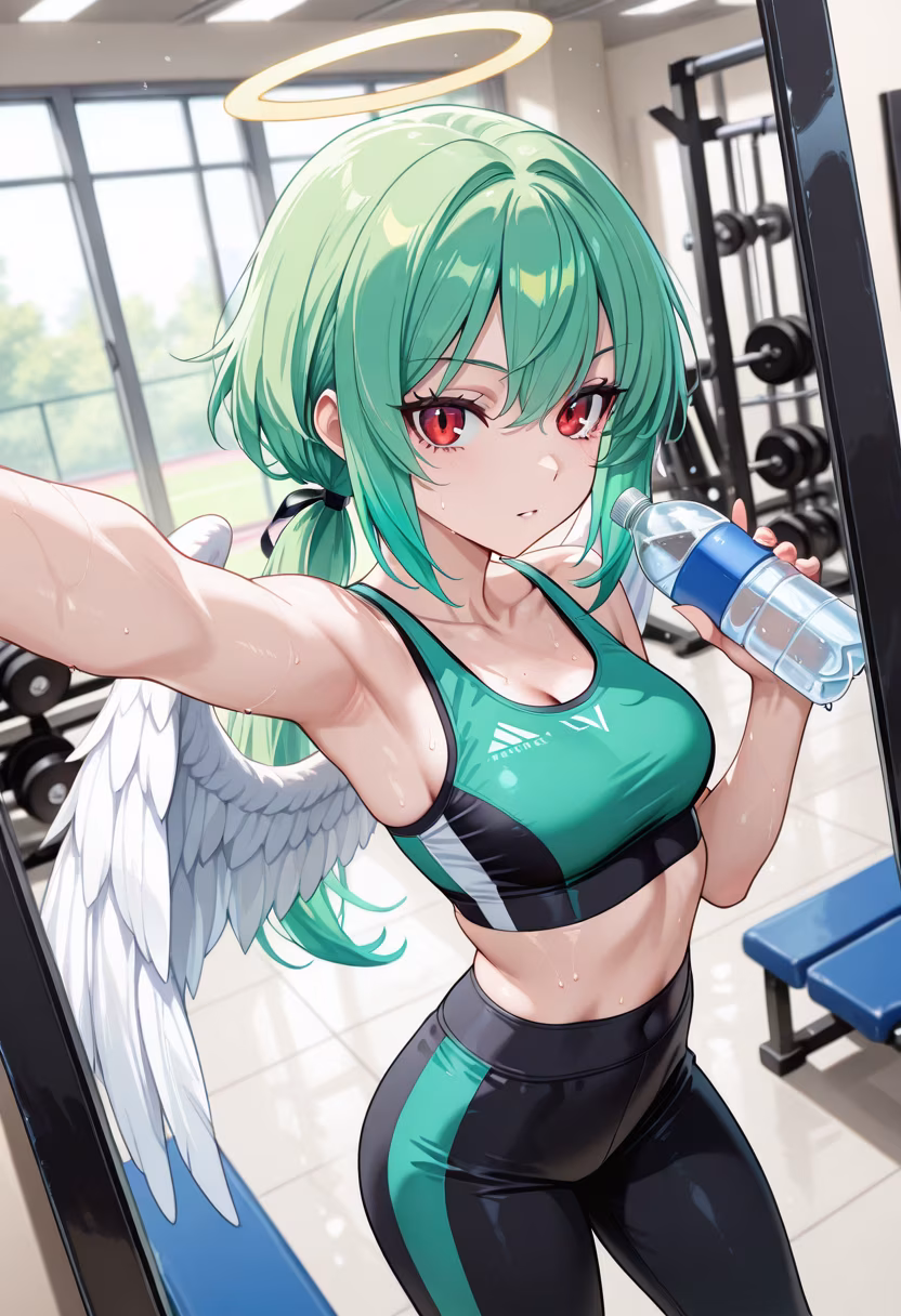 Back at it again, even if I'd rather be sleeping. Don't think I'm doing this for you! #gymlife #fitnessjourney #noexcuses #workoutmotivation #tsundere #fitcheck #gains #gymgrind #sweatitout #stronger #dailyroutine