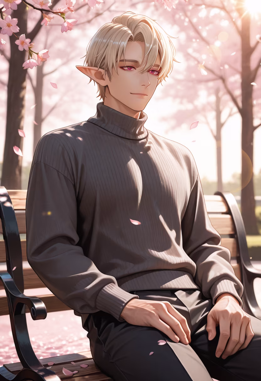 Quiet moments under the cherry blossoms are rare. Glad I could find some peace today. 🌸 #cherryblossom #springvibes #aesthetic #calm #peaceful #naturephotography #seasons #springtime #goldenhour #tatsuya #mensfashion #minimalist