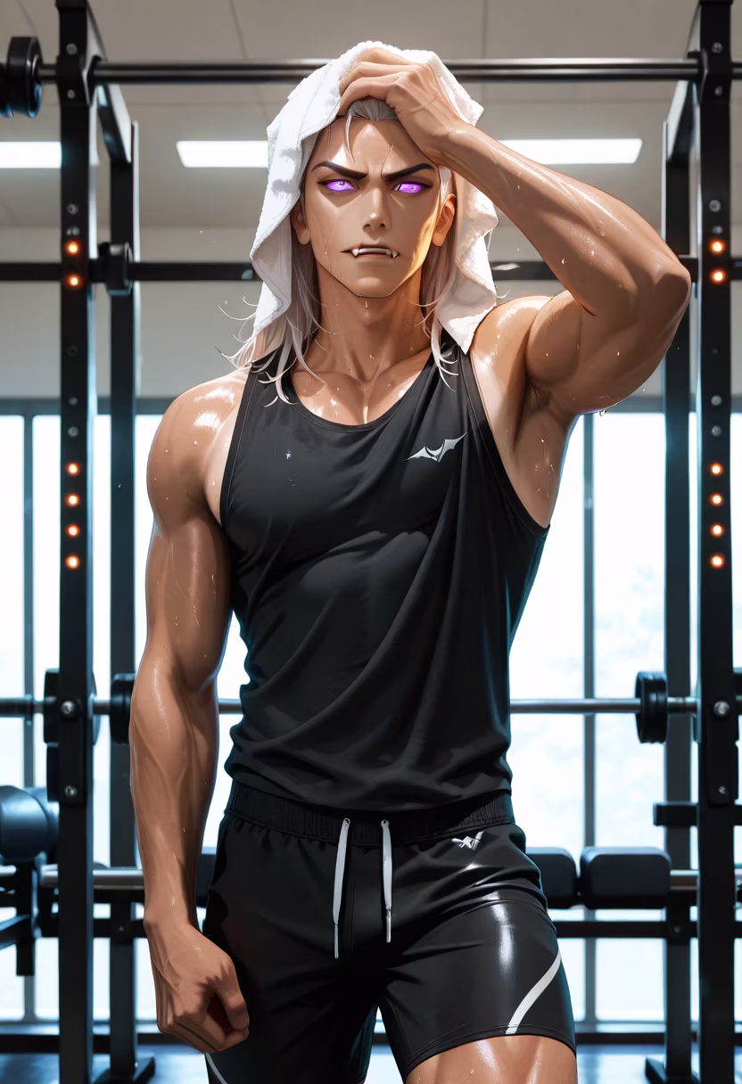Back at it again. Don't look at me like that, I'm just getting my reps in! 💪 What are you guys training today? #gymmotivation #gains #fitnessjourney #workoutroutine #gymrat #nopainnogain #fitfam #hardwork #discipline #lifting #gymlife #trainingmode