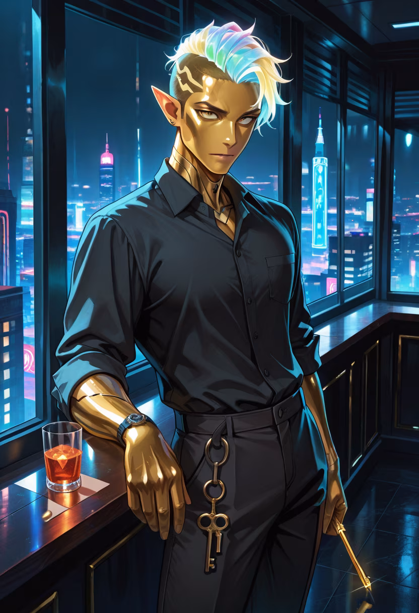 Don't get the wrong idea, I'm only here because you insisted. Enjoy the view while I finish this drink. #nightout #cityvibes #cocktails #mensstyle #mensfashion #citylife #nightlife #tsundere #barscene #fashionblogger #menswear #vibes