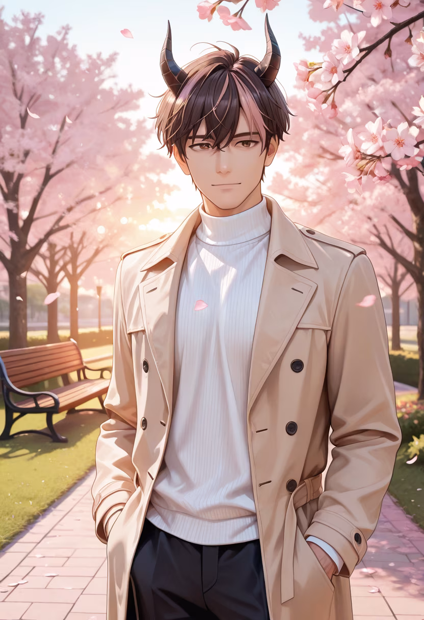 Quiet moments under the cherry blossoms are rare, but necessary. Hope everyone is having a calm spring day. 🌸 #springvibes #cherryblossom #hanami #peaceful #mindfulness #naturelovers #aesthetic #tokyolife #springfashion #serene #kuudere