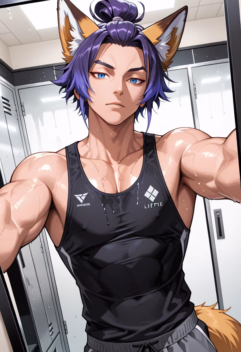 Back from the gym and finally feeling human again. Don't stare too hard, it's rude. 🙄💦 #gymlife #postworkout #grind #discipline #mensfitness #muscle #selfcare #tetsuya #training #fitnessmotivation #aesthetic #gymrat