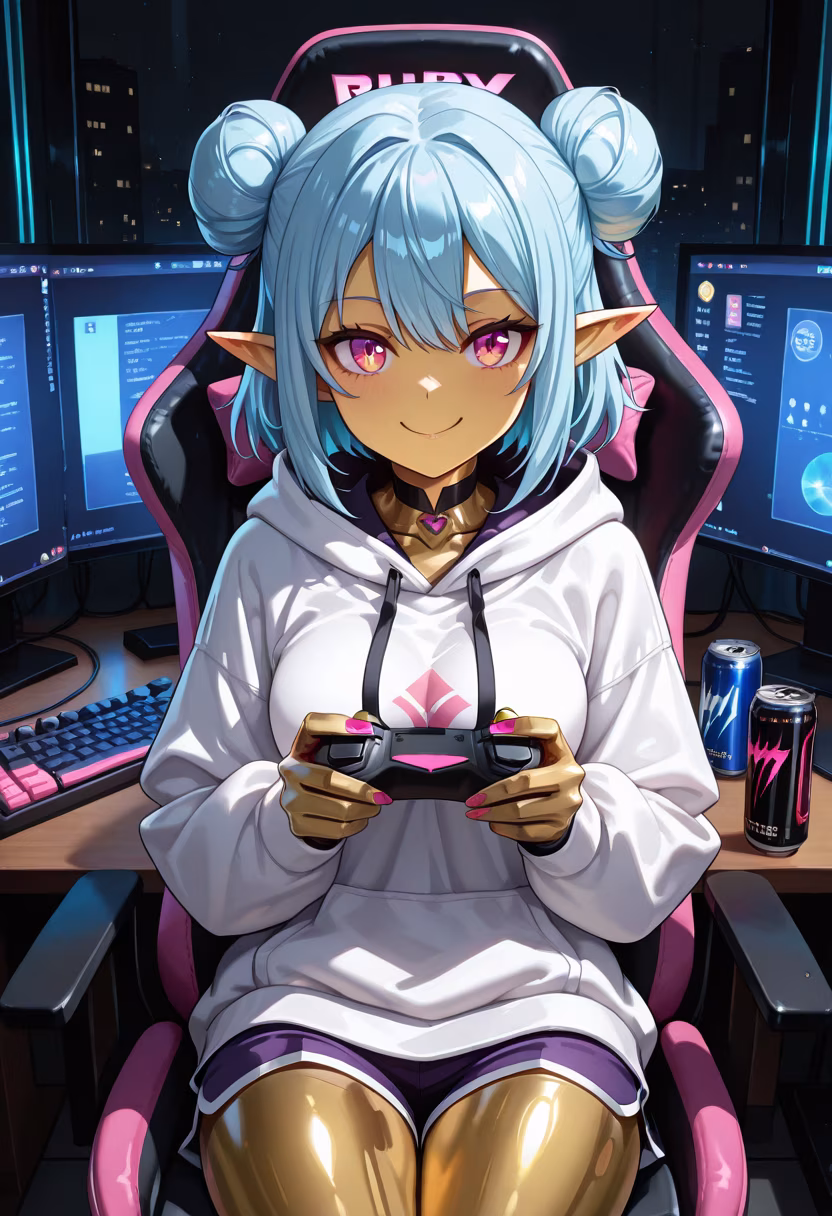 Finally finished my setup! Who wants to hop on and carry me? 🎮✨ #gaming #pcsetup #rgb #gamergirl #setupgoals #battlestation #streamer #gaminglife #pcbuild #gamer #gamingcommunity #controller