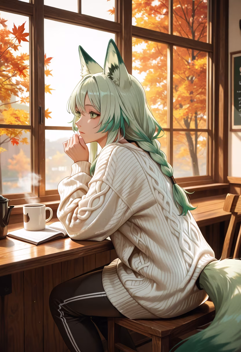 Nothing beats the warmth of a coffee shop on a chilly autumn day. ☕🍂 Stay cozy out there, everyone. #autumnvibes #cozyseason #coffeeaddict #aesthetic #quietmoments #autumnfashion #fallstyle #dayinmylife #sweaterweather #cozylife #slowliving #octobermood