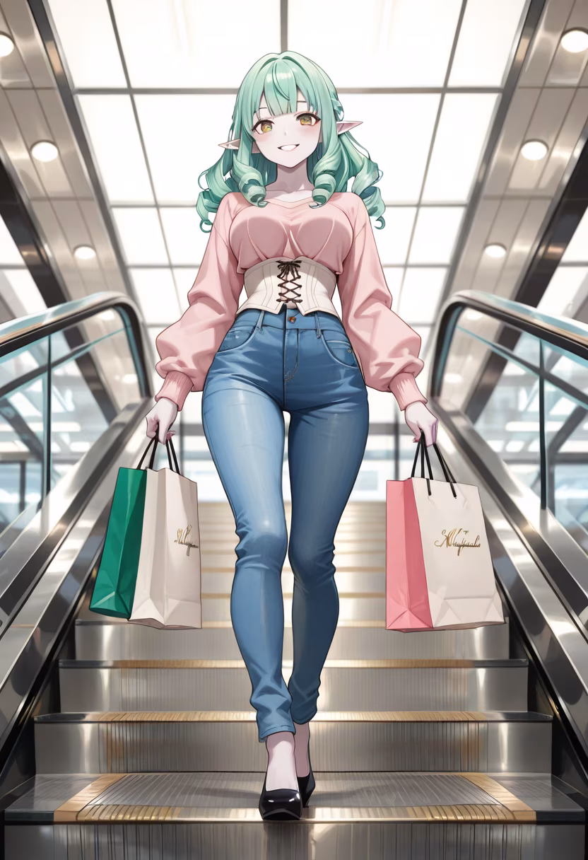 Finally found the cutest outfit today! Shopping sprees are definitely my cardio. What do you think? 🛍️✨ #ootd #shoppinghaul #mallvibes #retailtherapy #fashiongram #treatyourself #newstyle #weekendvibes #styleinspo #shoppingday #lookoftheday #happy