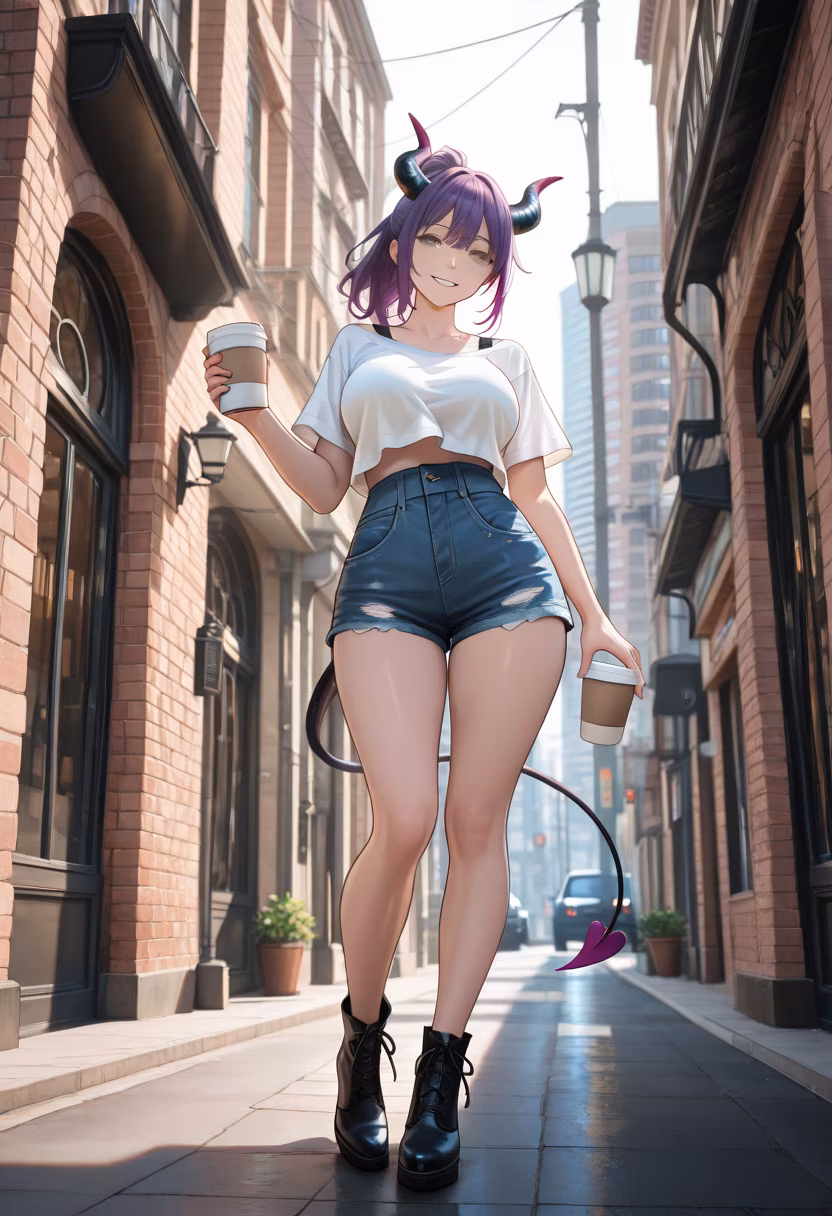 Finally found the perfect fit for a sunny coffee date! ☕️✨ Loving this aesthetic so much. What are you guys up to today? #OOTD #StreetStyle #CoffeeDate #AnimeVibes #CozyStyle #CasualChic #FashionInspo #SundayFunday #StyleDaily #GoodVibesOnly #OutfitCheck #LookOfTheDay